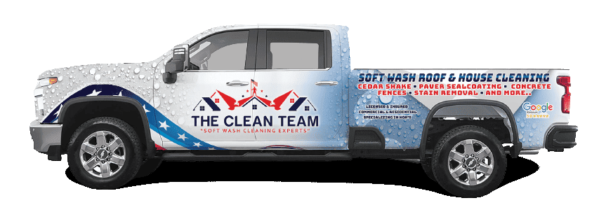 The Clean team of Nassau pickup truck